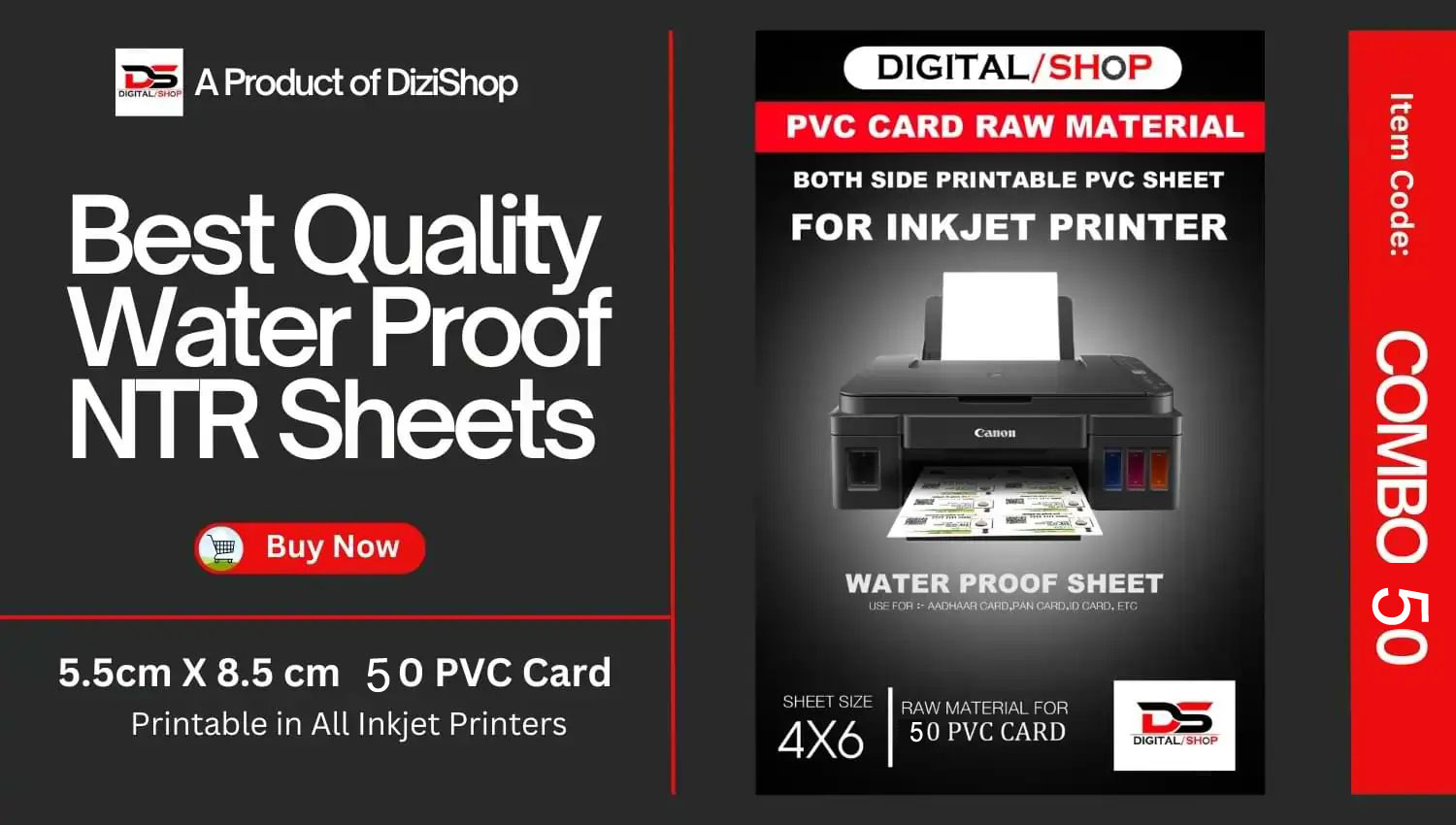 PVC CARD COMBO 50 1 COMBO50