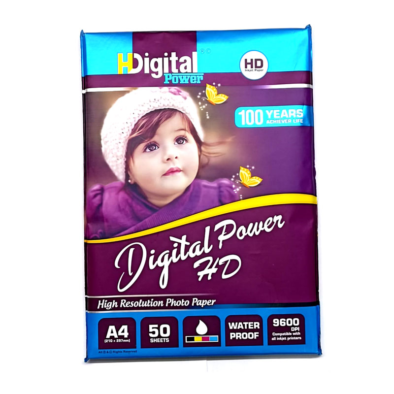 Glossy Photo Paper A4 Digital Power 264 GSM 1 Photo-Paper-A4-Digital-Power-264-Gsm-1